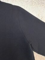 Louis Vuitton Leather and Knitted Wool Zip-Up Cardigan Jacket - Image 12