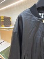 MiuMiu logo leather jacket - Image 12