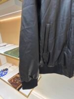 MiuMiu logo leather jacket - Image 10