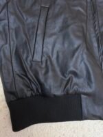 MiuMiu logo leather jacket - Image 14