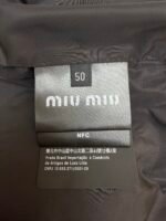 MiuMiu logo leather jacket - Image 18