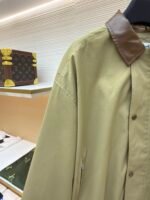 Acne Studios barn-style leather collar jacket - Image 4