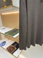 Maison Margiela suede and wool-blend sweater polo shirt - Image 16