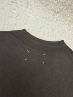 Maison Margiela suede and wool-blend sweater polo shirt - Image 11