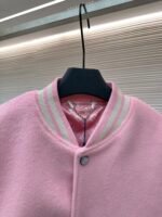 Louis Vuitton patchwork single-breasted baseball jacket - Image 3