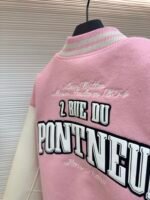 Louis Vuitton patchwork single-breasted baseball jacket - Image 16