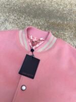 Louis Vuitton patchwork single-breasted baseball jacket - Image 12