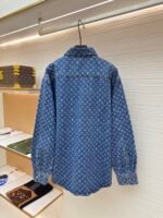 Louis Vuitton all-over print denim jacket - Image 2