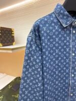 Louis Vuitton all-over print denim jacket - Image 4