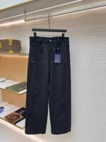 Louis Vuitton turquoise wool-blend wide-leg trousers