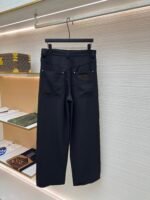 Louis Vuitton turquoise wool-blend wide-leg trousers - Image 2