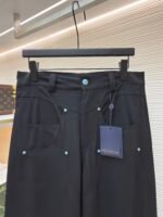 Louis Vuitton turquoise wool-blend wide-leg trousers - Image 3