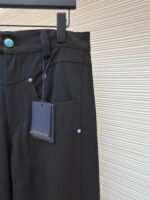 Louis Vuitton turquoise wool-blend wide-leg trousers - Image 5