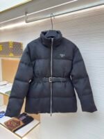 Prada Wool Belted Down Jacket [Women's]