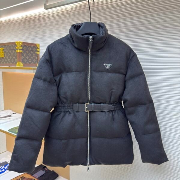 Prada Wool Belted Down Jacket [Women's]
