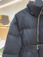 Prada Wool Belted Down Jacket [Women's] - Image 4