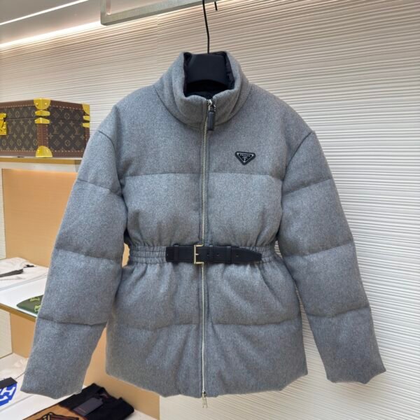 Prada Wool Belted Down Jacket [Women's]