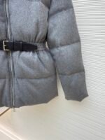 Prada Wool Belted Down Jacket [Women's] - Image 6