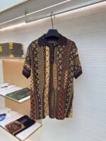 Louis Vuitton Polo jacquard knit Polo shirt