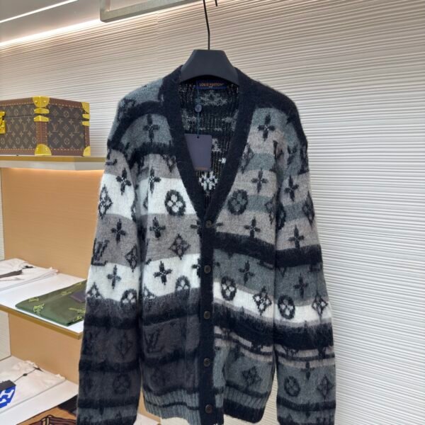 Louis Vuitton gradient mohair cardigan