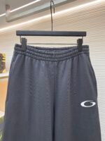 Balenciaga suede embroidered washed trousers - Image 3