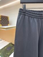 Balenciaga suede embroidered washed trousers - Image 4