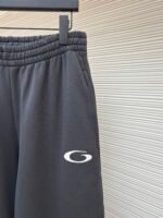 Balenciaga suede embroidered washed trousers - Image 5