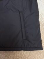 Prada Milano recycled nylon triangle badge lapel cotton coat - Image 11