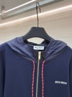 MiuMiu embroidered hooded sweatshirt - Image 3