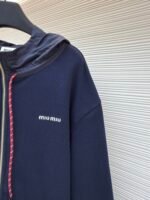 MiuMiu embroidered hooded sweatshirt - Image 5