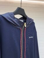 MiuMiu embroidered hooded sweatshirt - Image 8