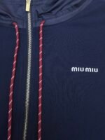 MiuMiu embroidered hooded sweatshirt - Image 10