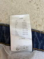 Louis Vuitton hand-sewn cherry blossom rhinestone embroidered denim shorts - Image 17