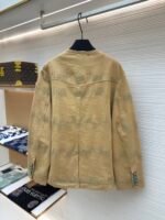 Louis Vuitton turquoise collarless jacket - Image 2