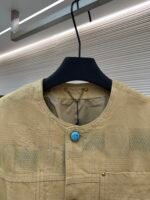 Louis Vuitton turquoise collarless jacket - Image 3