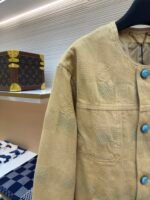 Louis Vuitton turquoise collarless jacket - Image 4