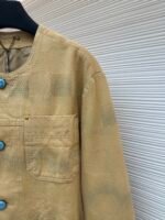 Louis Vuitton turquoise collarless jacket - Image 5