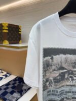 Chrome Hearts Oil Painting Short Sleeves - Image 4