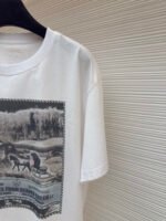 Chrome Hearts Oil Painting Short Sleeves - Image 5