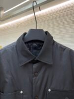 Prada triangle logo padded jacket - Image 3