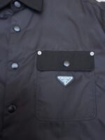 Prada triangle logo padded jacket - Image 12
