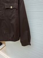 MiuMiu floral gabardine belted jacket - Image 7