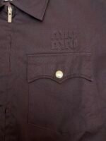 MiuMiu floral gabardine belted jacket - Image 11