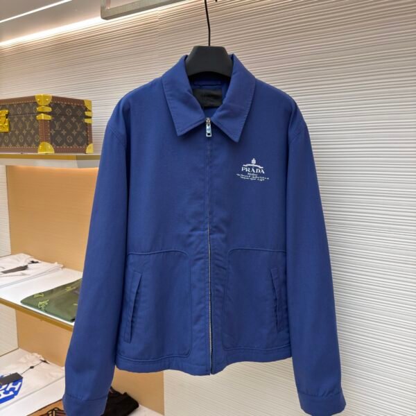 Prada colorblock logo jacket