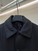 FENDI black lapel woolen bomber jacket - Image 3