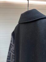 FENDI black lapel woolen bomber jacket - Image 16