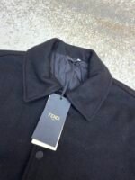 FENDI black lapel woolen bomber jacket - Image 15