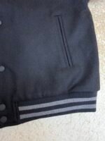 FENDI black lapel woolen bomber jacket - Image 11