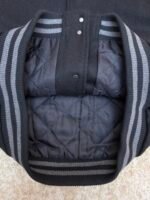 FENDI black lapel woolen bomber jacket - Image 9