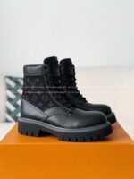 LOUIS VUITTON RANGER LEATHER ANKLE BOOTS